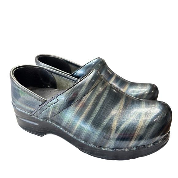 Dansko Professional Clog Nursing Shoe Muli-Color Patent Leather Size 37 6.5 /  7 - Picture 2 of 14